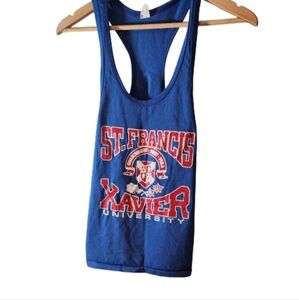 Rare St. Francis Xavier University Sm/med Blue Tank‎ Top